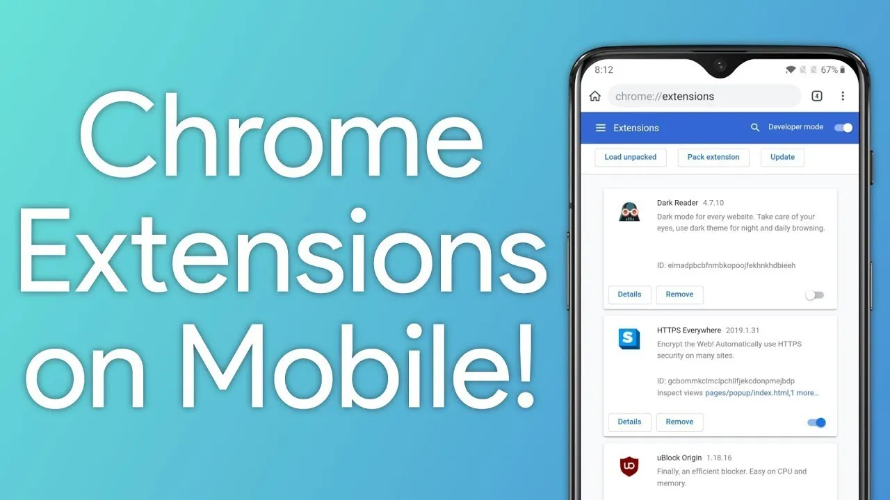Chrome Extensions on Mobile